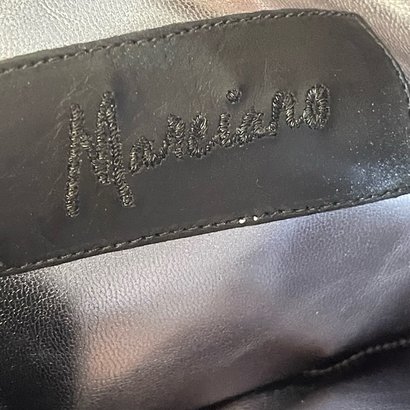 Marciano super sexy knee high black leather stiletto boots size 7 - Picture 7 of 7